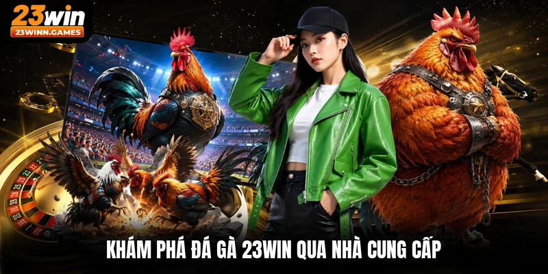 Khám phá đá gà 23win qua nhà cung cấp